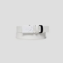 Beanpole Golf 남성 화이트 클래식 자전거 벨트