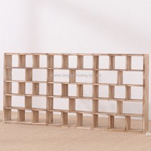 WARM미니그릇장 다용도 빈티지 엔틱 그릇장 다기장 장식장 카페장 원목 찻장 그릇 3종, 원목39칸