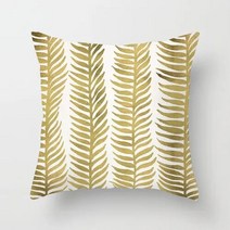 45x45 cm 금박 베개 케이스 북유럽 가정 장식 단면 인쇄 거실 소파 쿠션 커버, 스타일 3, 45x45cm