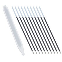 보석 십자수 공구 DIY 볼펜 실리콘 수지 금형 30 개 리필 3 색 펜 에폭시 주조 아트 공예 도구 33, [01] WHITE