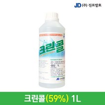 진로발효 뿌리는 살균소독제 크린콜 1L 천연 에탄올 알콜 소독, 단품