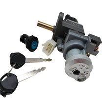 yamaha 호환 B045 스쿠터 키 점화 스위치 세트 잠금 야마하 Bws125 Zuma125 Yw125 Yw Bws Zuma 125cc 오토바이 예비 부품, [2] B046 PearShaped