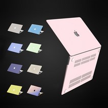 와이즈 맥북프로 M2 13인치 파스텔톤 밀크 케이스 + 투명키스킨 A2338, 라벤더