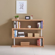 A228 (ㄹ) 3단 책장 4colors(착불), 색상:엘다