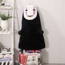 미야자키 하야오 센과 치히로 얼굴 없는 가오나시 인형 친구 선물, 60CMcm