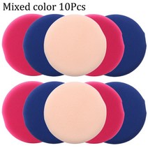 핑거 하이드로 퍼프 세척 10 개/묶음 페이스 메이크업 코스메틱 에어 쿠션 BB 크림 파, 1 건, Mixed Color 10pcs