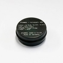 독일 Stannol Kristall 400 무연납 은납 실버납 실납 납 은 3.8퍼센트 3미터 16g