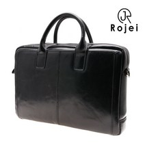로제이 남자용 베이직 데일리 가죽 서류가방 RPS014 BL