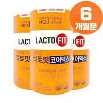 종근당 락토핏 생유산균 코어, 3개, 120g