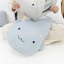 고봉이 시원한 여름 바디 롱쿠션 바디필로우 애착인형, 그레이