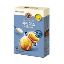 CJ더마켓 홈 베이킹 제과 제빵 빵 만들기 카페 디저트 아이 간식 백설머핀믹스 초코 핫 케익 와플 브라우니 쿠키 머핀 깨찰빵 식빵 500G, 12개