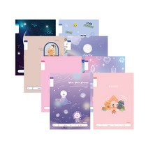 아이비스 초등노트 1-2 무제 17줄 (10권), 여_랜덤, 여-랜덤