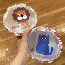 [이라운드몰]미야모토산업 animo 라운드 칸나눔 도시락 400ml 2종 택1, 옵션선택, 고양이