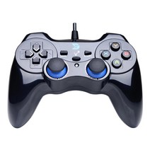 미국직배송 ZD -V+ USB 유선 게이밍 컨트롤러 게임패드 PC/노트북 컴퓨터(윈도우 XP/7/8/10/11) 및 PS3 안드로이드 스팀용 - [블랙]