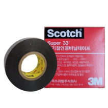 3M 33 전기절연용 비닐테이프 19mm x 10M, $3