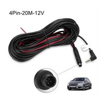 룸밀러블랙박스 스마트 연동 wifi 룸미러 1채널 블랙박스 자동차 후면보기 카메라 4pin 백업 역방향 카메라 ahd 1080p 방수 주차 카메라, 20m, 12v