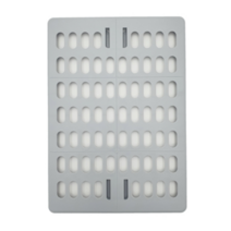 무타공 타원형 벽걸이 타공판 페그보드 30x21 그레이 선반 패널 인테리어