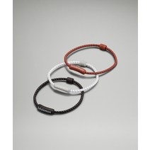 미국 룰루레몬 LULULEMON 207820 실리콘 헤어 타이 3팩 - 블랙/화이트/데이트 브라운, Black/White/Date Brown_ONE SIZ