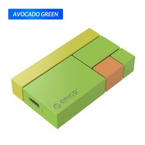 외장하드 SSD HDD TYPE-C 대용량 메모리 휴대용orico chroma 외부 드라이브 1tb 500gb 250gb 미니 usb c 3.1 gen2 여성용 컬러풀 솔리드, 협력사, 아보카도 그린