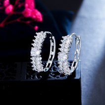 Whale-Wish Jewelry 여성 심플 스타일 14k 금 보석 이어링 WE148