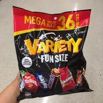 마스 메가 여러가지맛 36개입 펀사이즈 초콜릿 519g Mars Mega Variety Funsize Pack