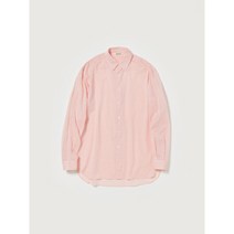 오라리 HARD TWIST FINX ORGANDY SHIRT 라이트 핑크 샴브레이