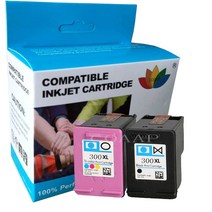 HP 잉크 카트리지 교체 호환 HP 300 XL CC640E CC643E HP D1600 D2500 D5500 F2400 F4200 F4400 F4500 시리, 한개옵션1, 01 2 Set -- 4pcs