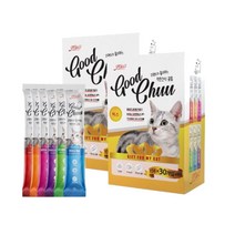 굿츄 (15gx30p) 갓성비 고양이 대용량 츄르 간식 파우치 (맛선택), 콤보믹스