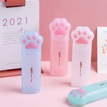 캣풋 필통 연필 케이스 팬시 디자인 고양이