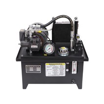 유압유니트 실린더 시스템 모터 기름 유압기 펌프기계, 0.75KW 표준 7 밸브 없음 및 공기 냉