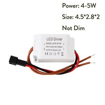 led 드라이버 어댑터 변압기 1 3w 4 5w 4 7w 8 12w 18 24w 300ma 전원 공급 장치 조명 변압기 led 다운 라이트 ac 85 265v, 4-5w