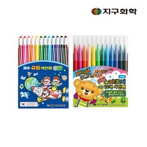지구화학 슈퍼 색연필 + 노마르지 사인펜 세트, 1세트, 2종