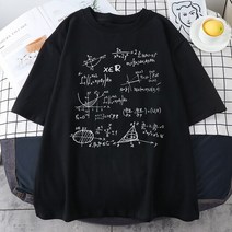 티셔츠 2022 여름 수식 여성 빅뱅 이론 남성 Streetwear 브랜드 의류, 05 XXL, 01 Black