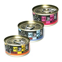 테비 네코벤또 고양이캔 80g x 24개, 종류선택:01. 참치+치킨