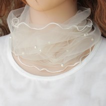 날라리언니 2276 메쉬레이스스카프 레이스스카프 쉬폰스카프 여성스카프 넥워머