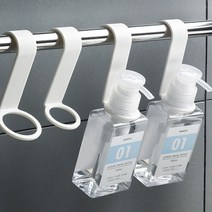 PG 걸이식 홀더 샴푸 주방세제 손세정제 다용도 거치대 소+대, 4p