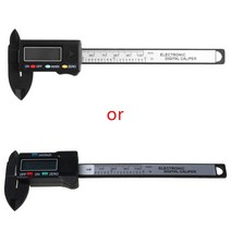 LCD 전자 디지털 버니어 캘리퍼 게이지 100mm 4 인치 측정 마이크로 미터, 한개옵션0