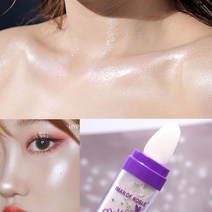 그림자 쉐딩 스틱 코 볼 화이트 문라이트 하이라이터 파우더 폴보 드 하다스 글리터 쉬머, 1개