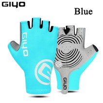 클래식바이크장갑 라이더 오토바이 글러브 GIYO Touch Screen Long Full Fingers Half Gel Sports Cycling, 05 Blue Short