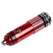 가정용산소발생기 Dropshipping 미니 자동차 음이온 Ozones 발전기 공기 청정기 정수기 필터 Lonizer 산소, 02 빨간
