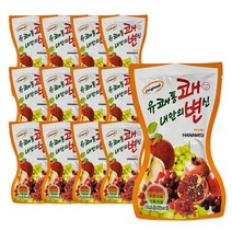 유쾌통쾌 내안의 변신 90ml 12개 과채음료 식이섬유 푸룬과실 석류