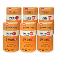락토픽 생유산균 코어 5x 60포(6통)360포 온가족, 6개