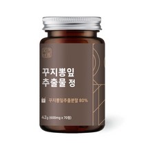 자연바름 꾸지뽕 잎 추출물 추출 분말 정 매스틱 양배추 브로콜리 안동산마 매실, 70정 x 1개