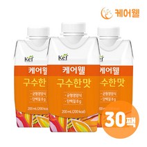 케어웰 구수한맛 (200ml x 30팩) 환자식 균형영양식 식사대용, 단품, 단품