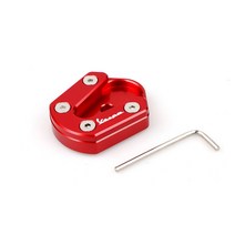 킥 스탠드 지원 플레이트 풋 사이드 스탠드 확장 패드 Piaggio 스쿠터 VESPA GTS GTV LX Primavera Sprint 125 150 250 300 300i, 150 레드