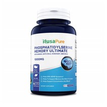 NusaPure 포스파티딜세린 1000mg 200캡슐, 7.2oz