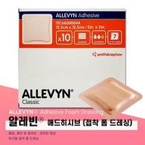 알레빈 adhesive 12.5cmX12.5cm 10매입, 단품