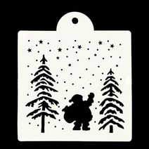 크리스마스쿠키커터 스텐쿠키커터 실리콘쿠키커터 베이킹 크리스마스 티라미수 케이크 Stencil 금형에서 산 장식 Moulds 벽 Painting 앨범 엠보싱 DIY 만드는 법 Too, No4