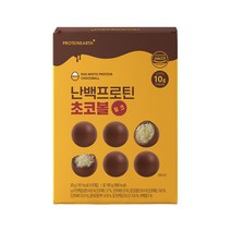 프로틴어스 난백 프로틴 초코볼 밀크, 밀크 30g x 6개(1box)