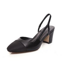 여성구두 하이힐유럽 패션 하이힐 샌들 숙녀 파티 드레스 슈즈 뾰족한 발가락 슬링백 신발 여성 혼합 색상